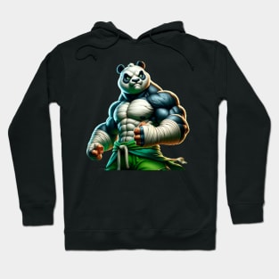 Unleash the Fierce Warrior Within: Embrace the Pandamonium! Hoodie